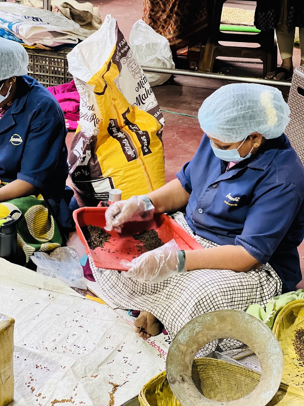 Manual Pepper Cleaning