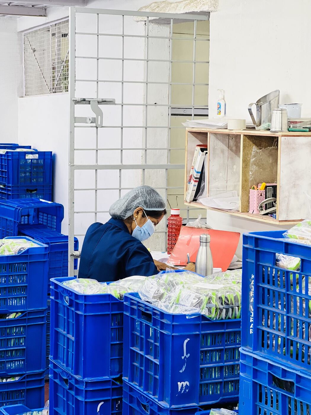 Packing Station Crates